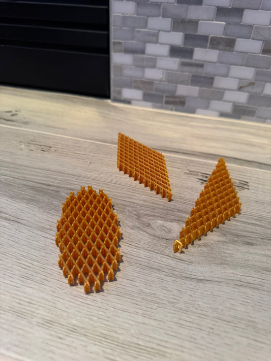 3-D collapsible honeycomb ￼